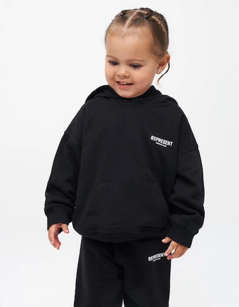 Kids Mini Owners Club Hoodie in Black
