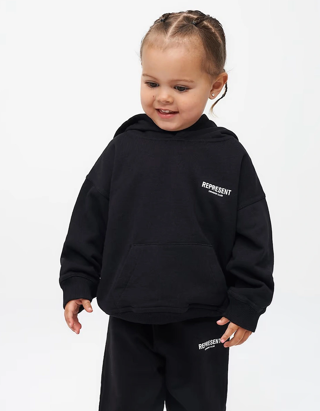 Kids Mini Owners Club Hoodie in Black
