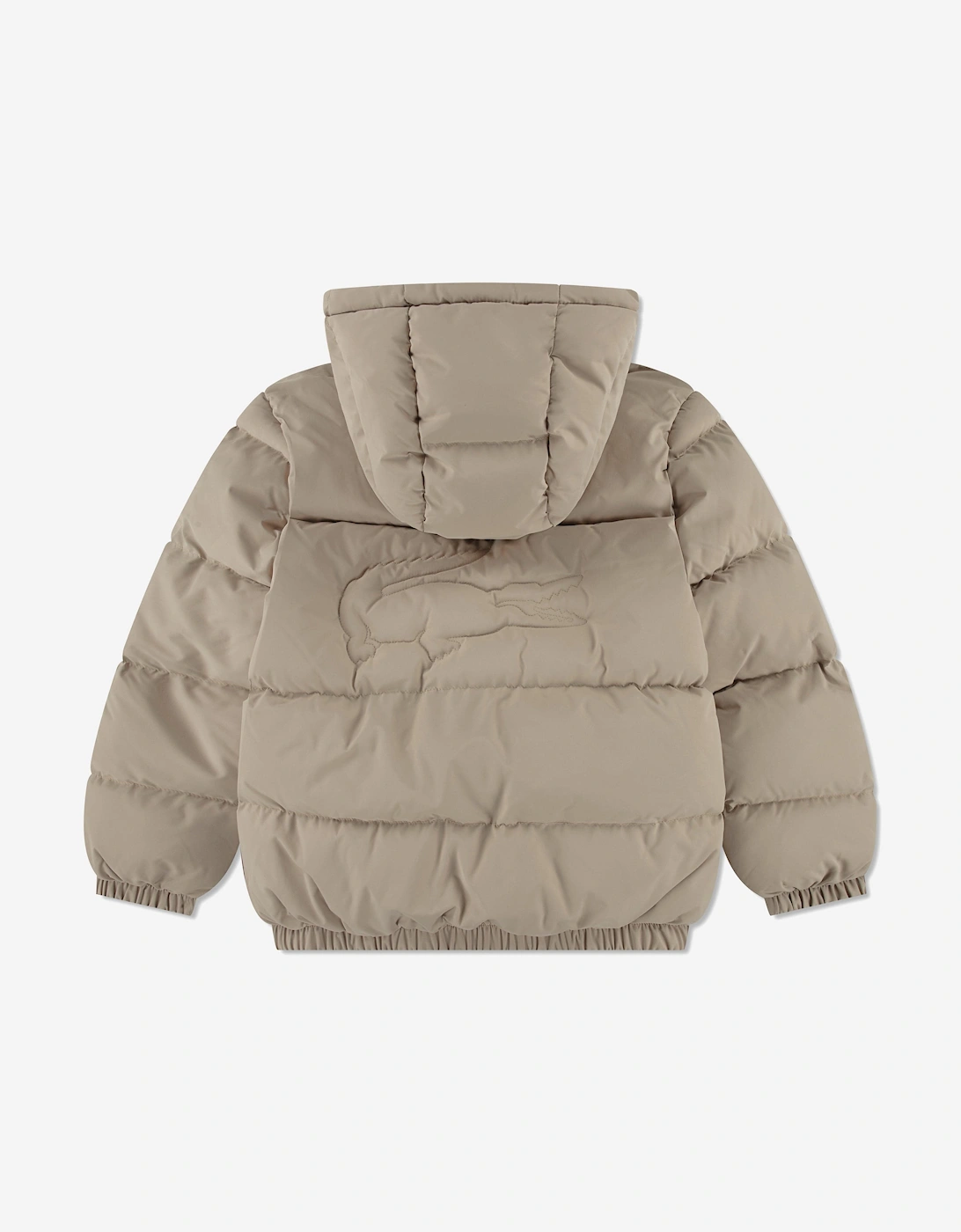 Kids Logo Puffer Jacket in Beige