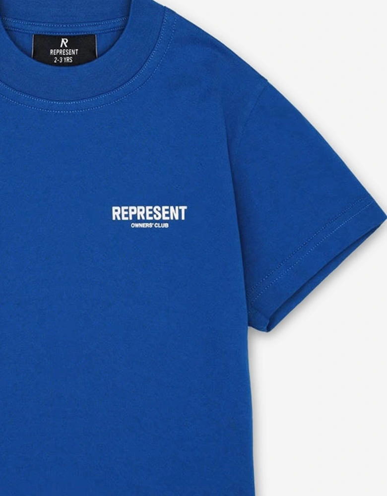 Kids Mini Owners Club T-Shirt in Blue