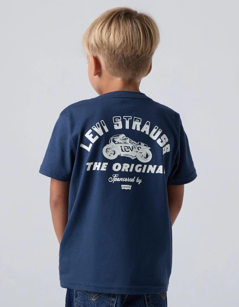 Boys Speed Trails T-Shirt in Blue