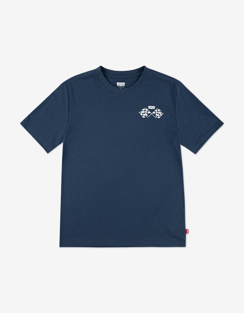 Boys Speed Trails T-Shirt in Blue