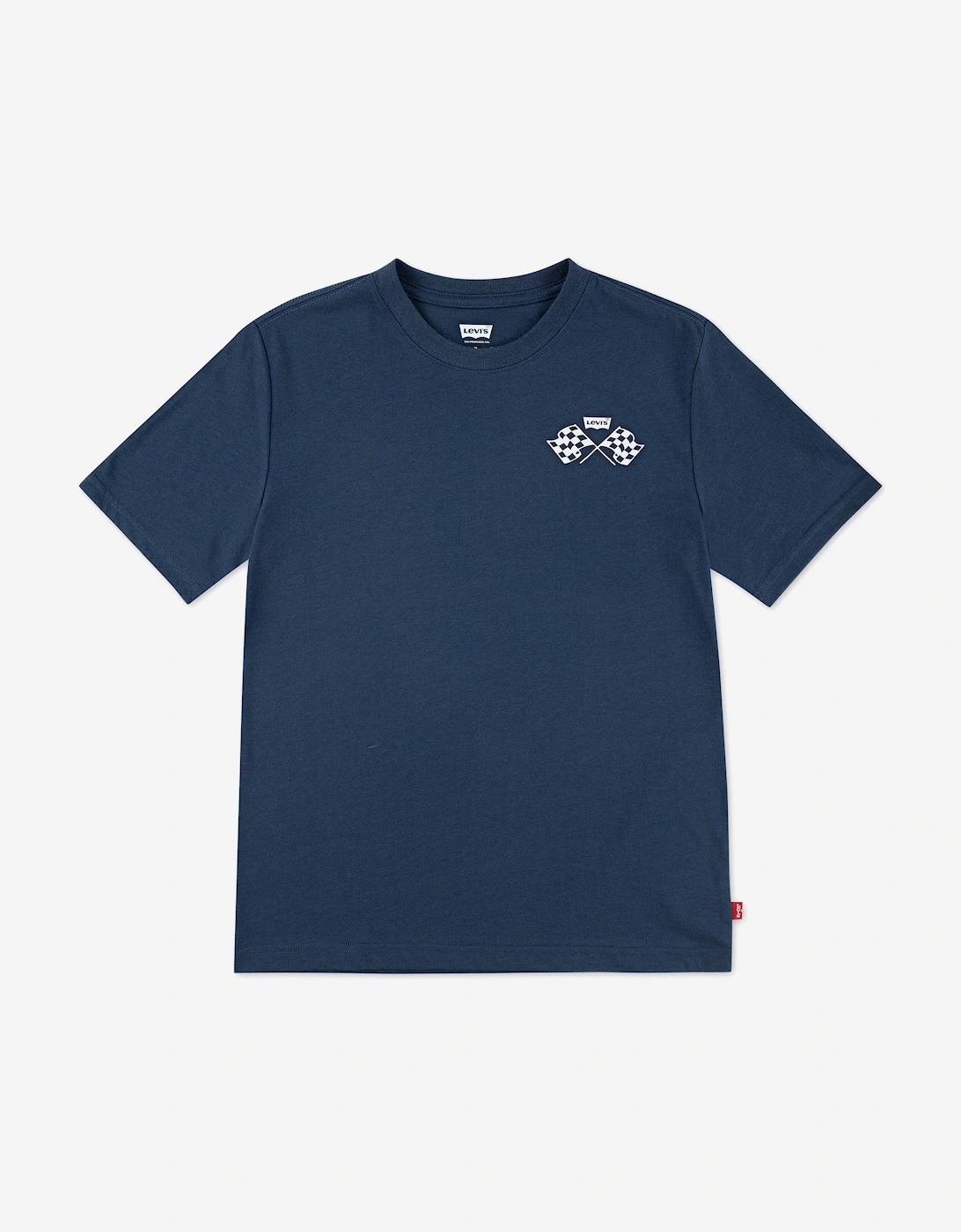 Boys Speed Trails T-Shirt in Blue, 7 of 6