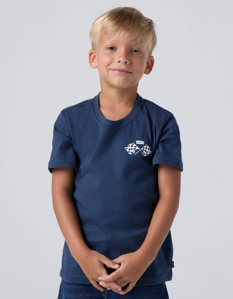 Boys Speed Trails T-Shirt in Blue