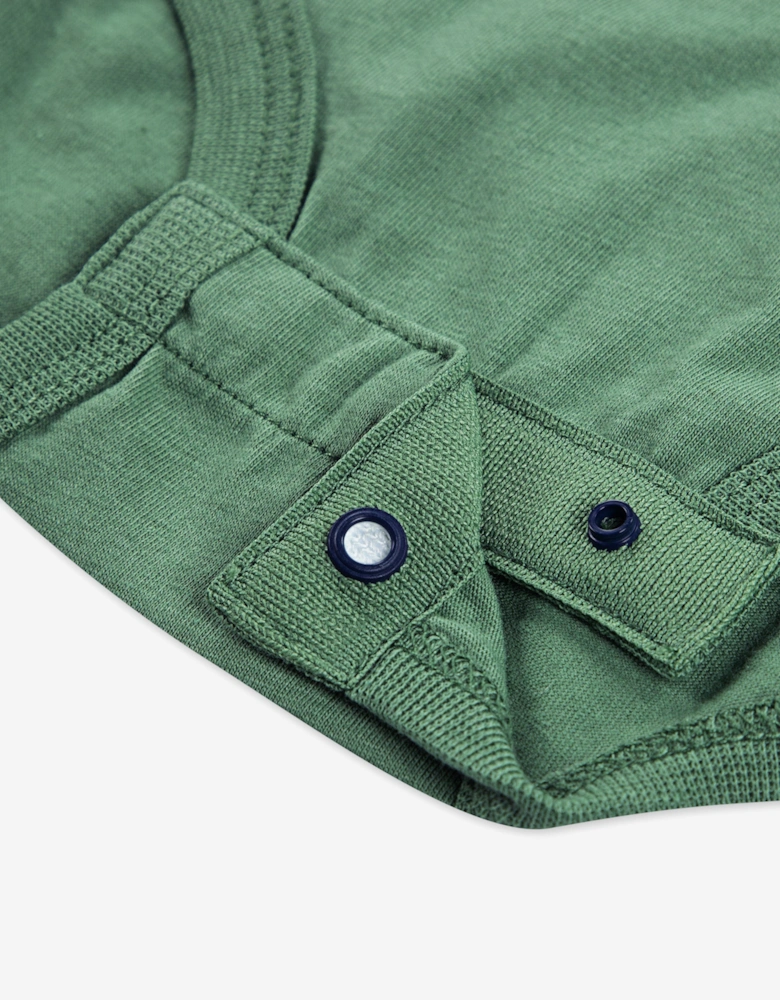 Baby Boys 3 Piece Jeans Set in Green