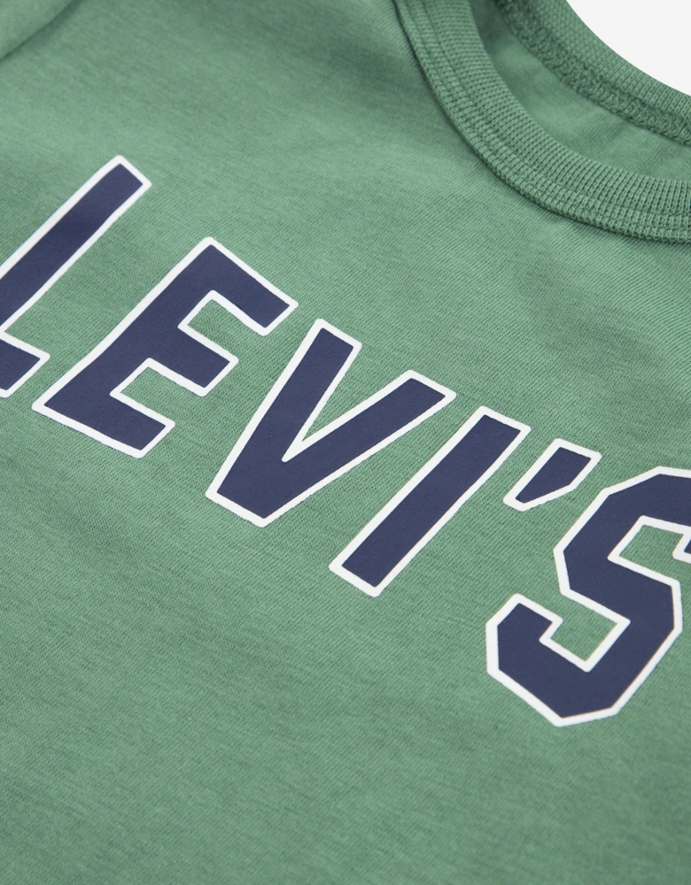 Baby Boys 3 Piece Jeans Set in Green