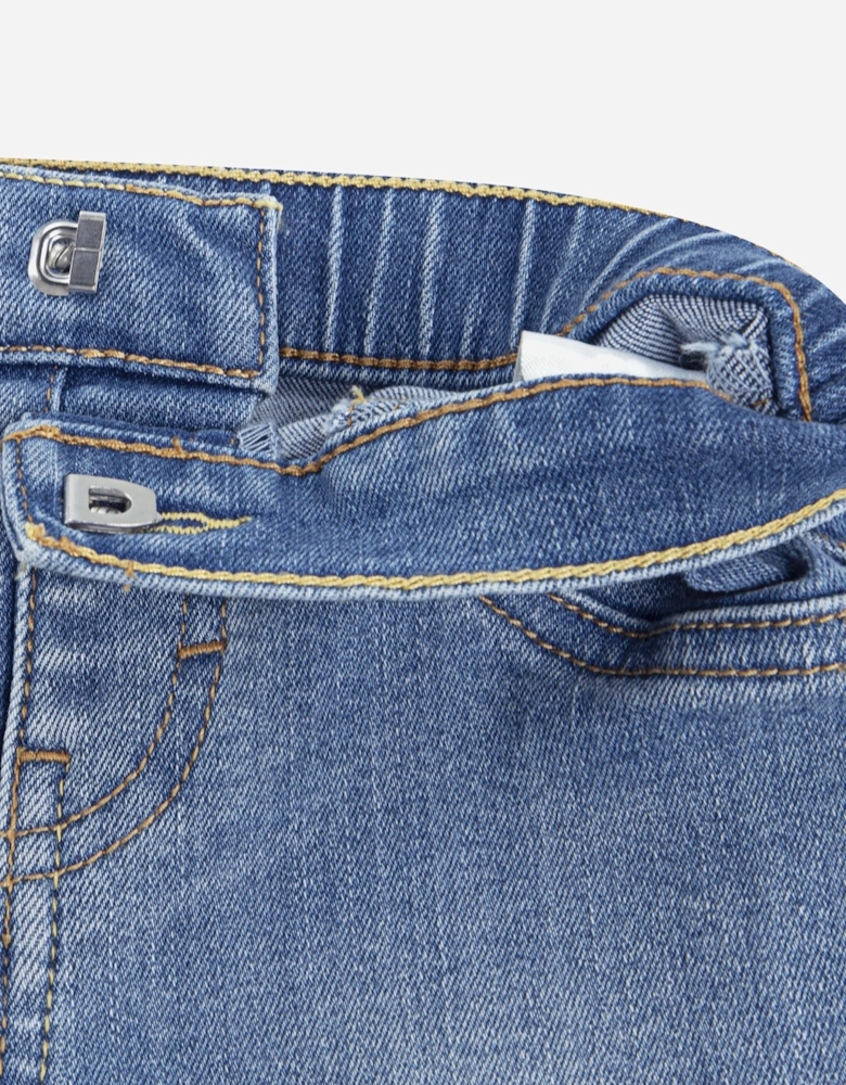 Baby Boys 3 Piece Jeans Set in Green