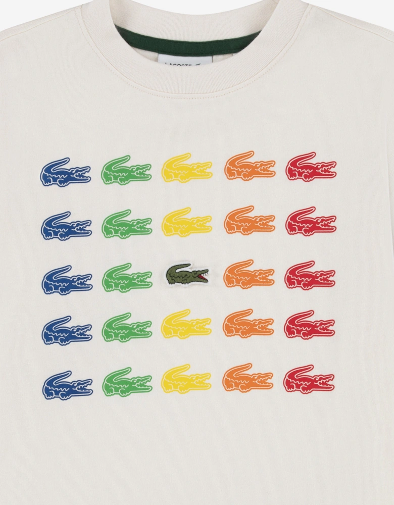 Boys Tiny Icon T-Shirt in Ivory