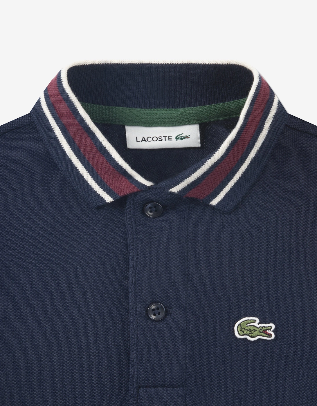 Boys Petit Pique Polo Shirt in Navy