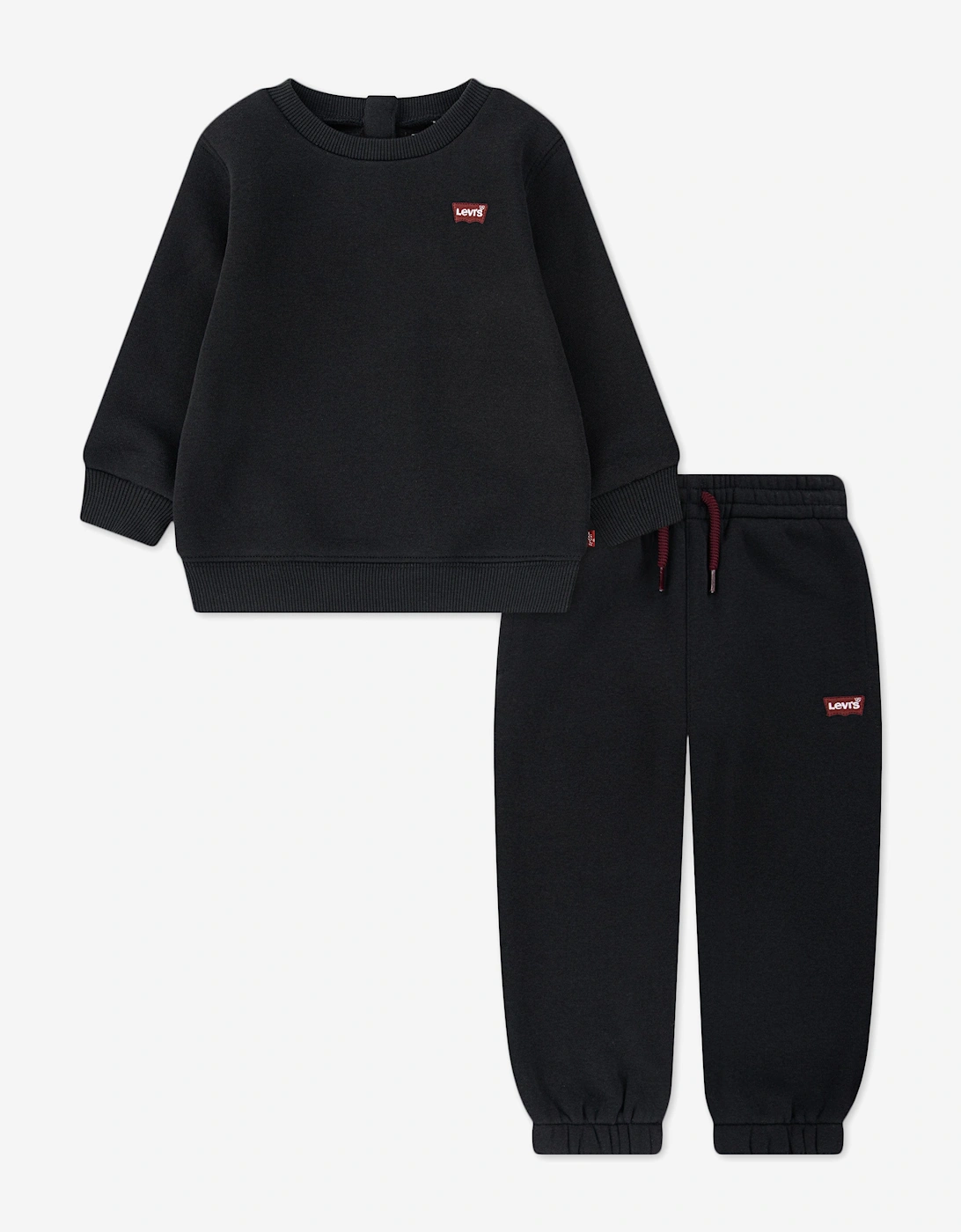 Baby Boys Logo Tracksuit in Black, 5 of 4