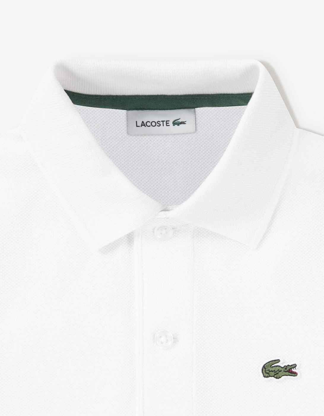 Boys Petit Pique Icon Polo Shirt in White