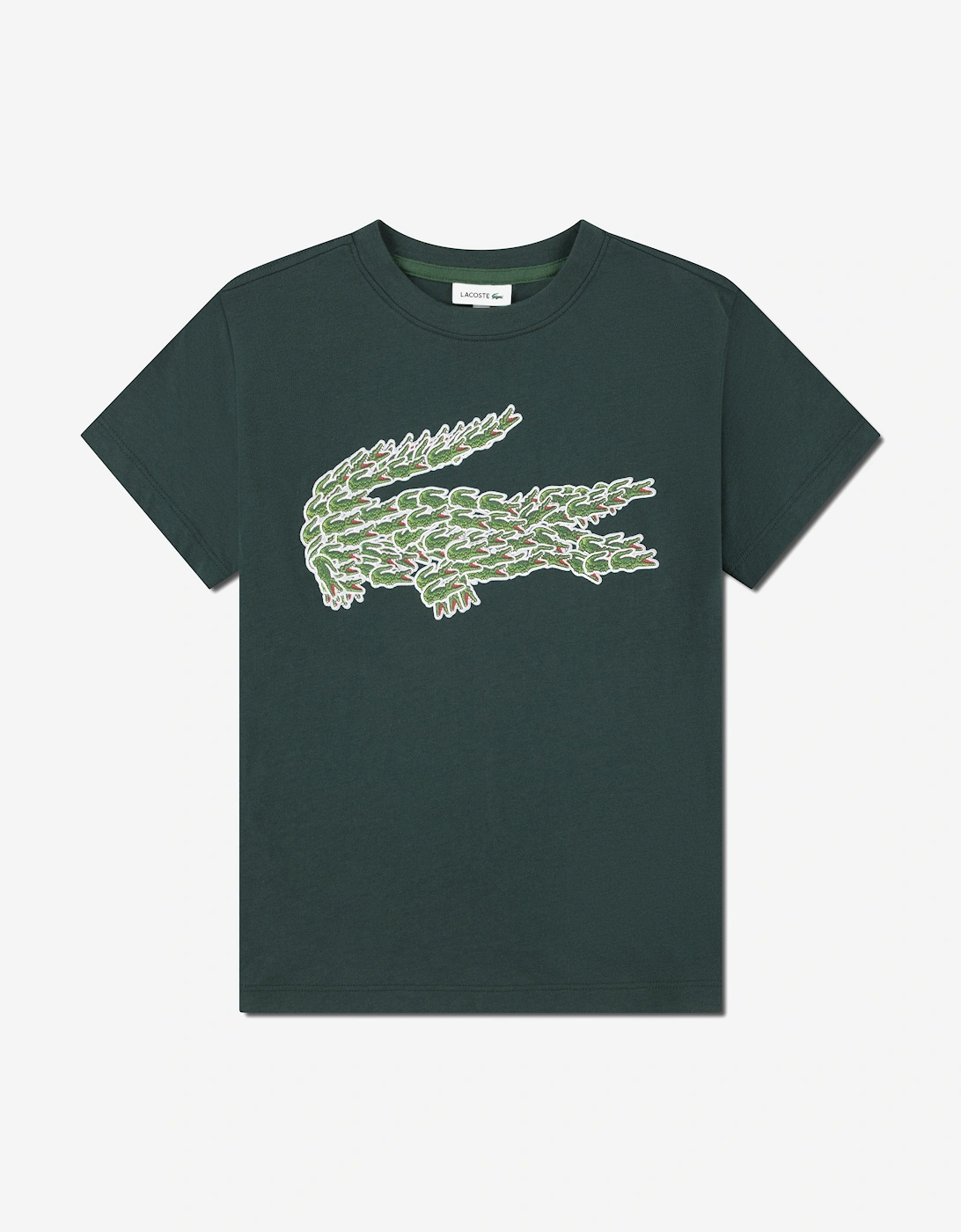 Boys Multi Croco T-Shirt in Green, 5 of 4