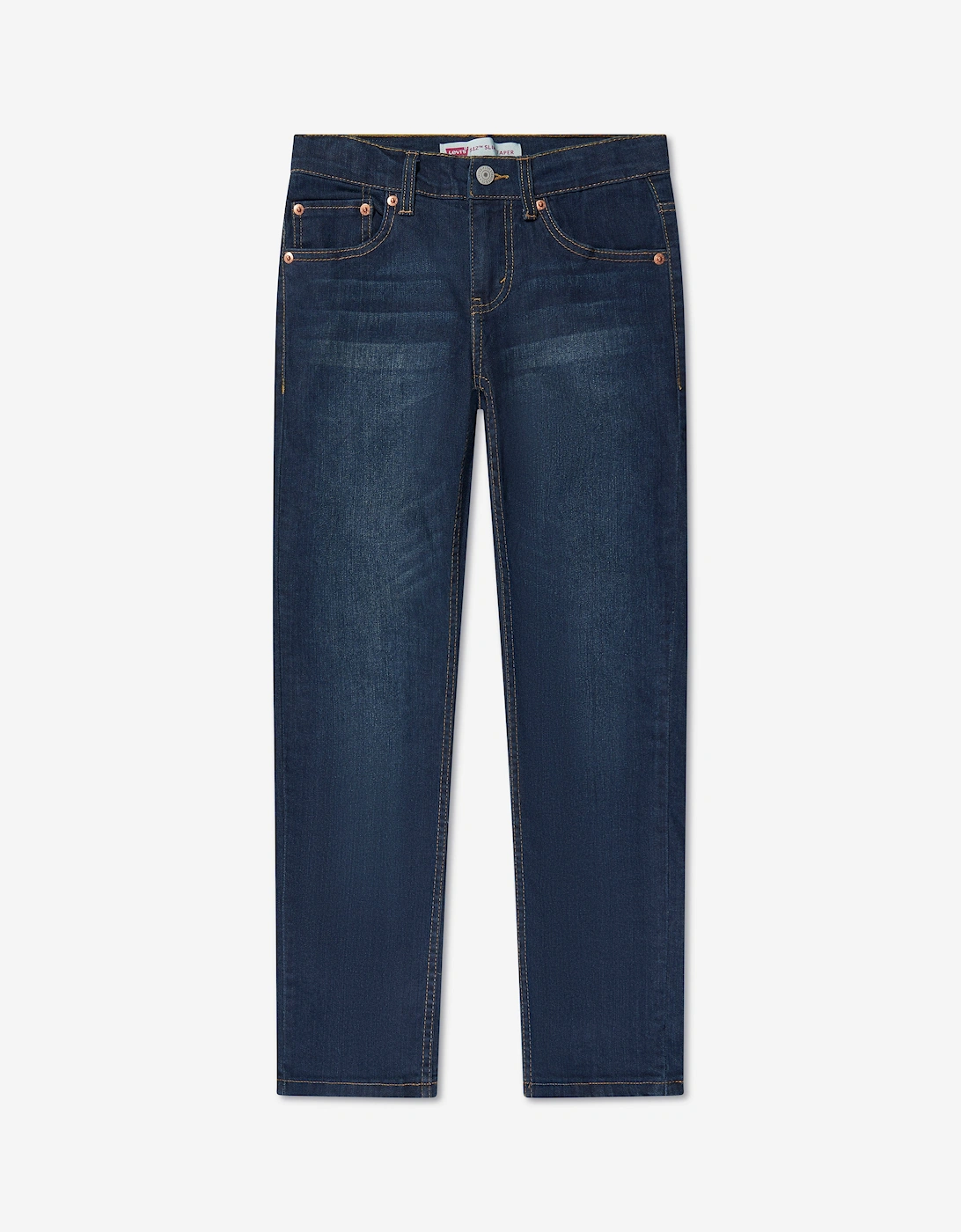 Boys 512 Slim Taper Jeans in Navy, 5 of 4