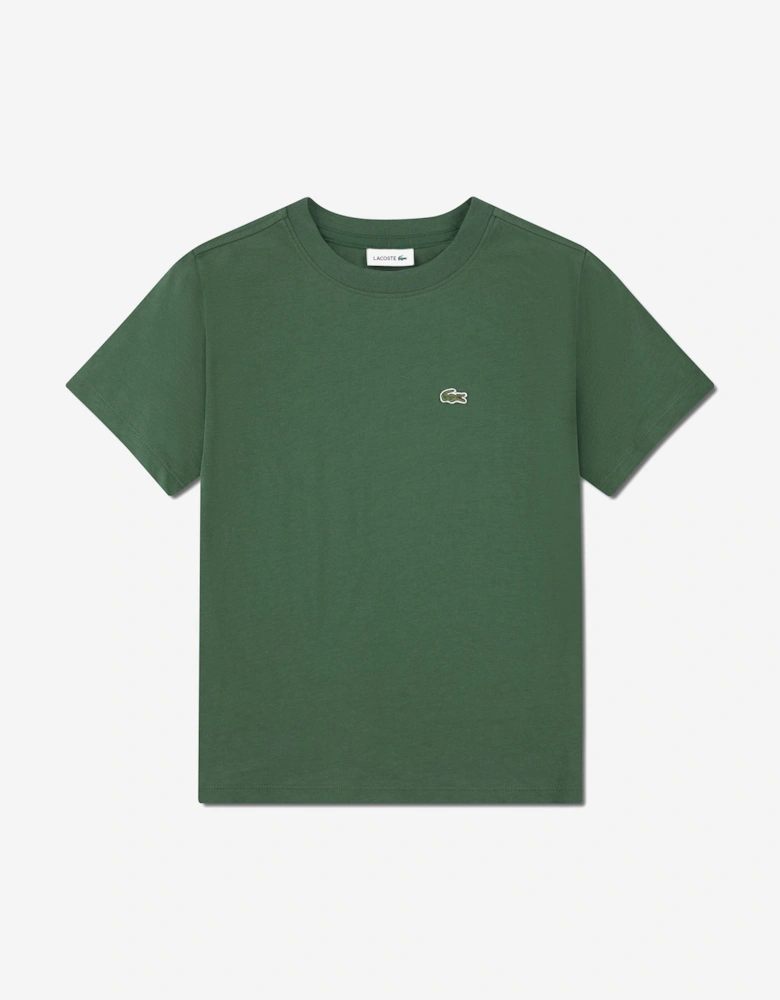 Boys Logo T-Shirt in Green