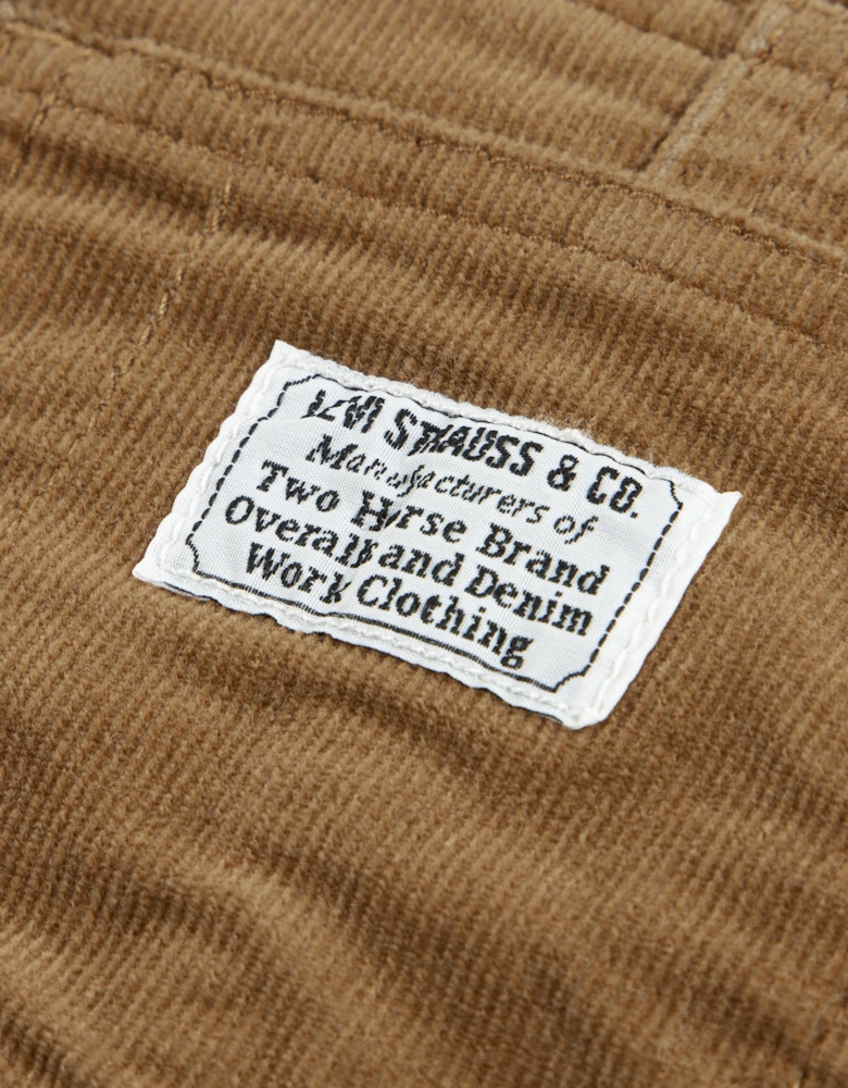 Baby Boys Corduray Dungarees in Brown