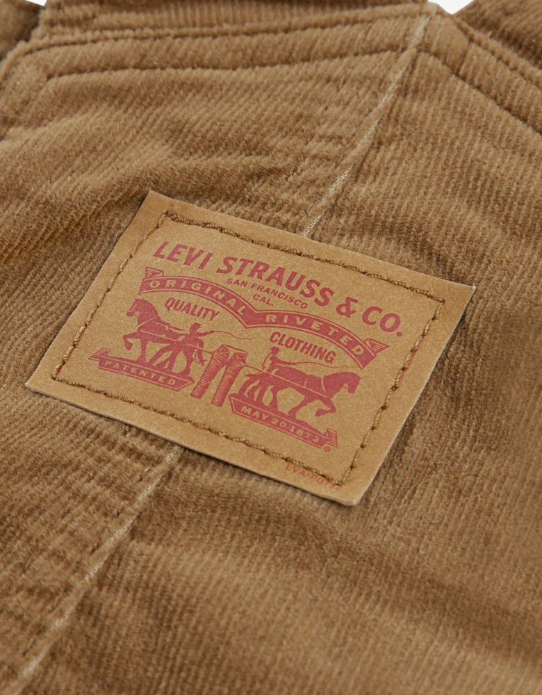 Baby Boys Corduray Dungarees in Brown