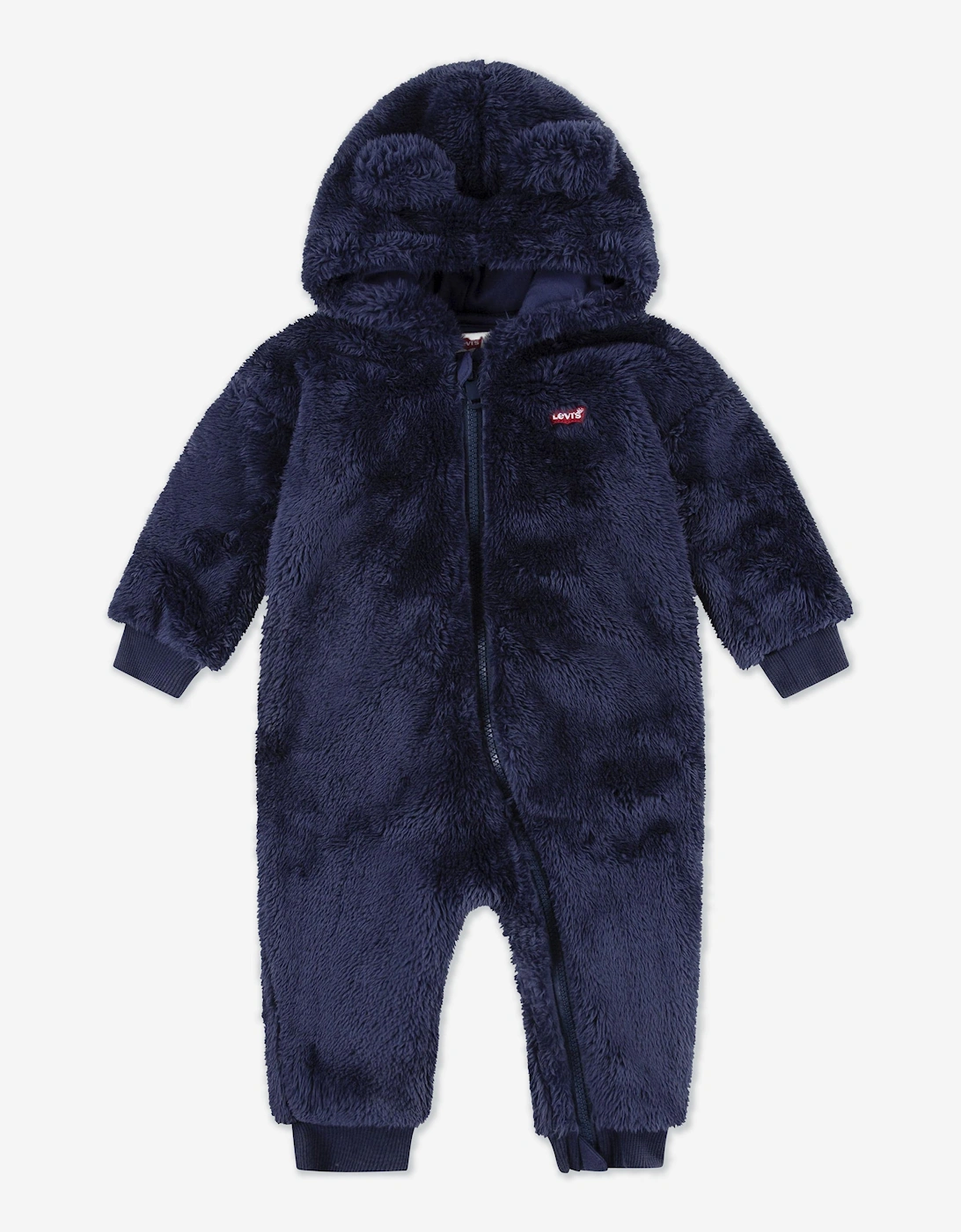 Baby Bear Sherpa Coverall in Navy, 5 of 4