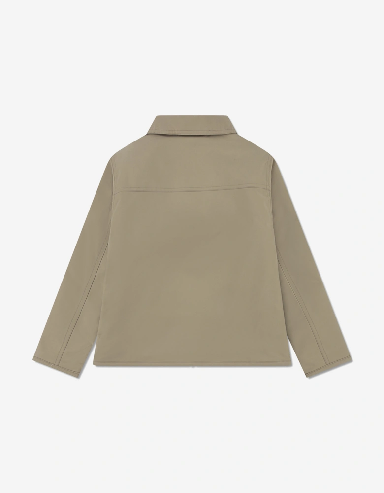 Kids Patch Pocket Jacket in Beige