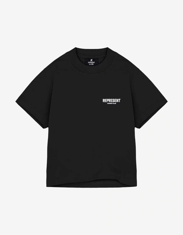 Kids Mini Owners Club T-Shirt in Black