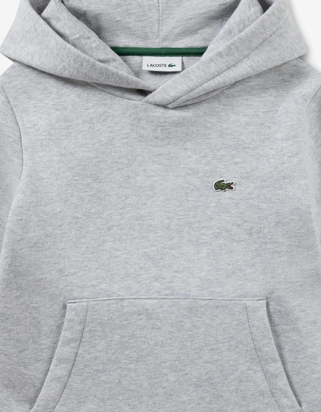 Boys Logo Hoodie in Grey