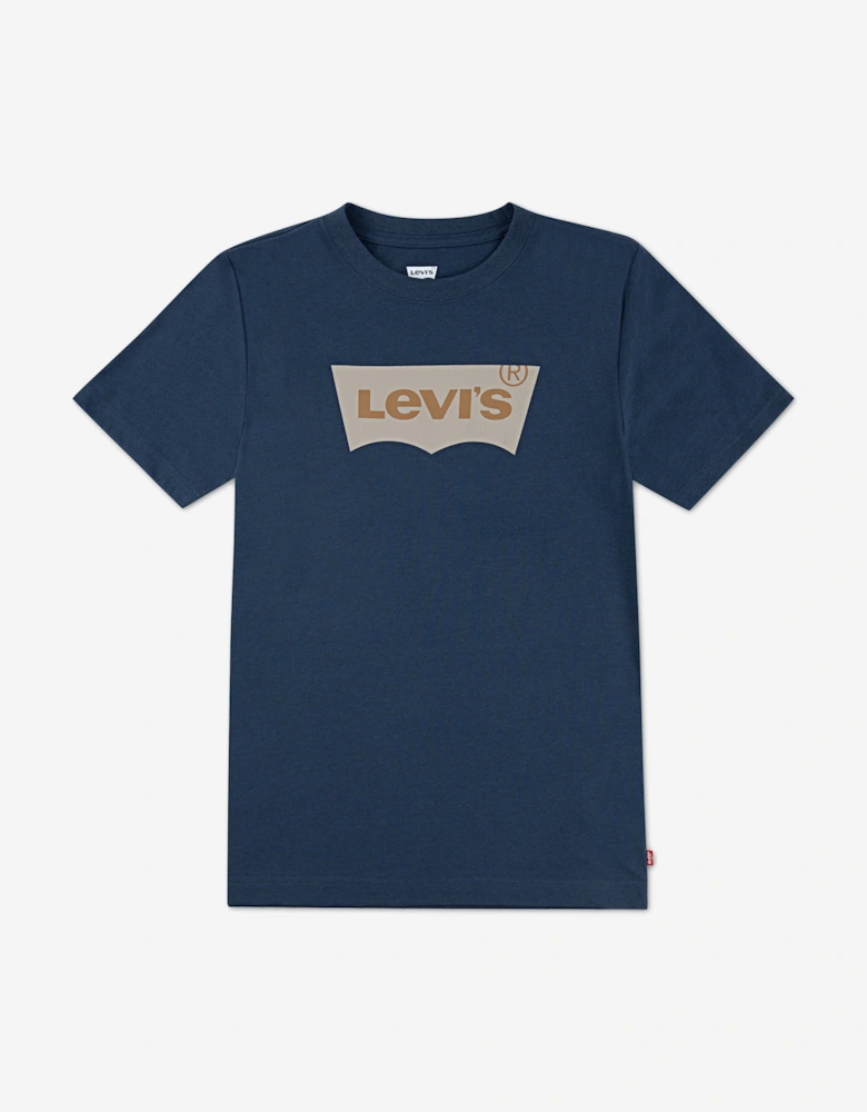 Boys Batwing T-Shirt in Navy