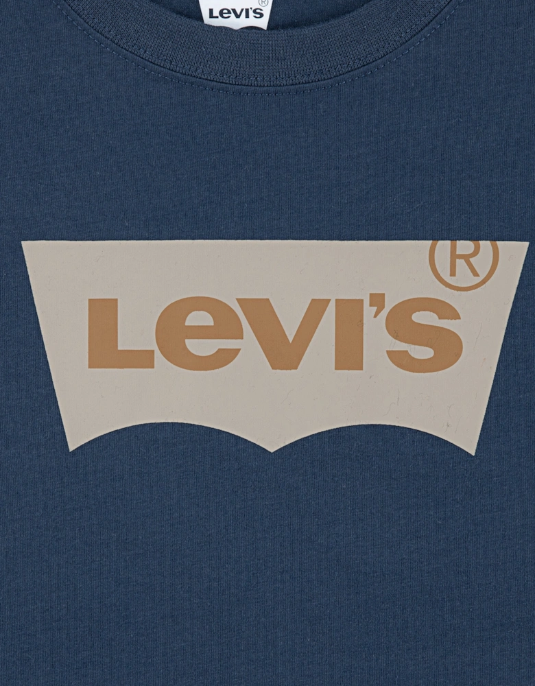 Boys Batwing T-Shirt in Navy