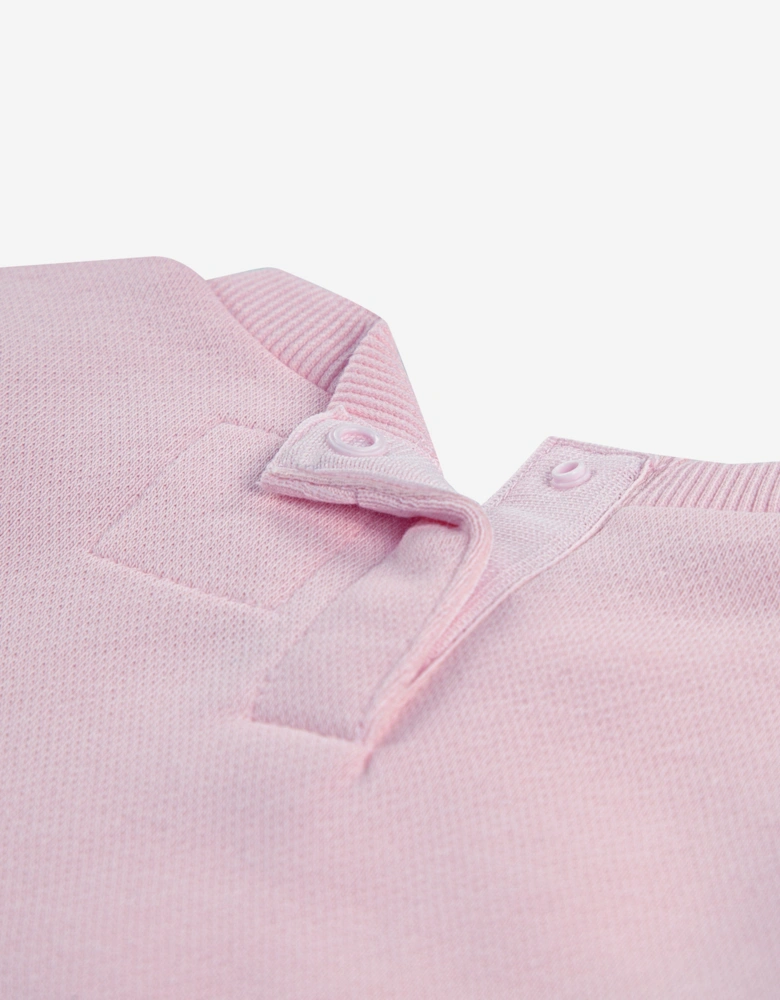 Baby Girls Logo Tracksuit in Pink
