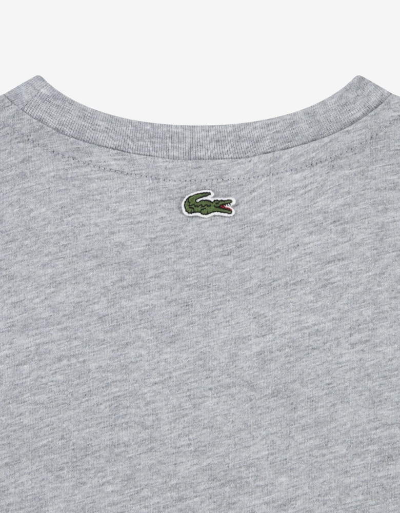 Boys Logo T-Shirt in Grey