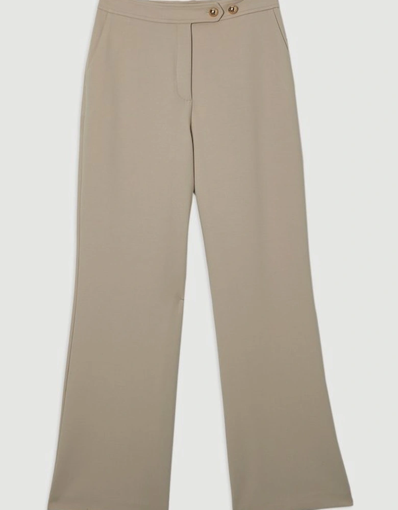 Compact Stretch Tailored Kick Flare Trouser