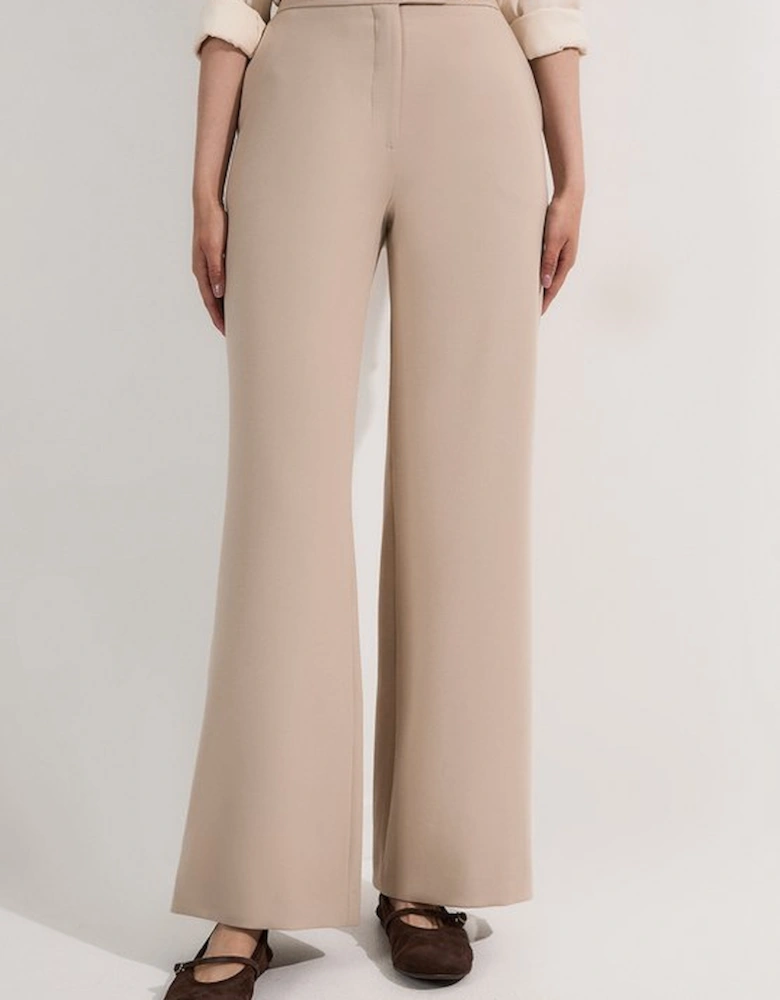 Compact Stretch Tailored Kick Flare Trouser