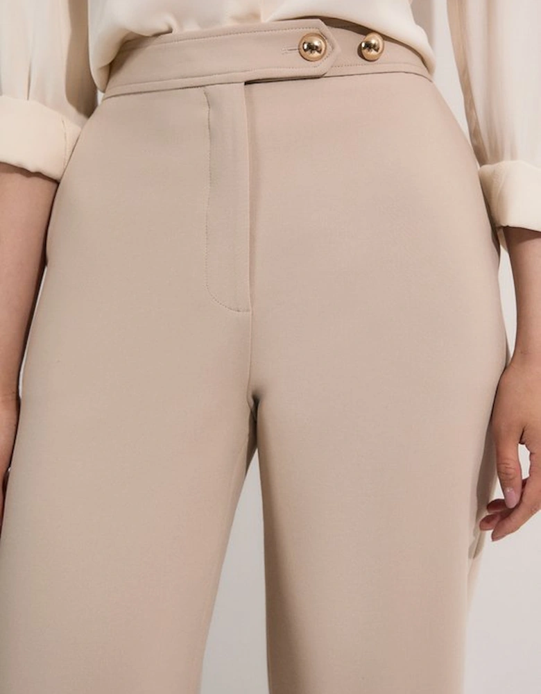 Compact Stretch Tailored Kick Flare Trouser