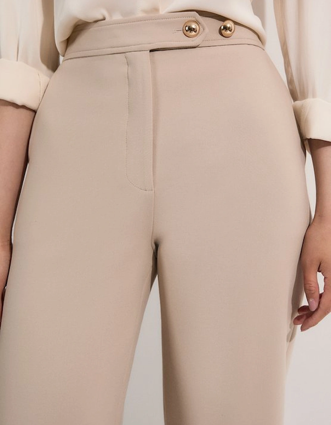 Compact Stretch Tailored Kick Flare Trouser