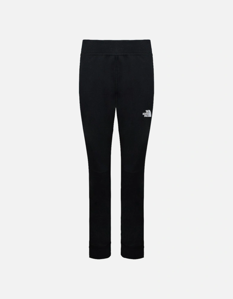 Kids Hooded Slacker Tracksuit Black