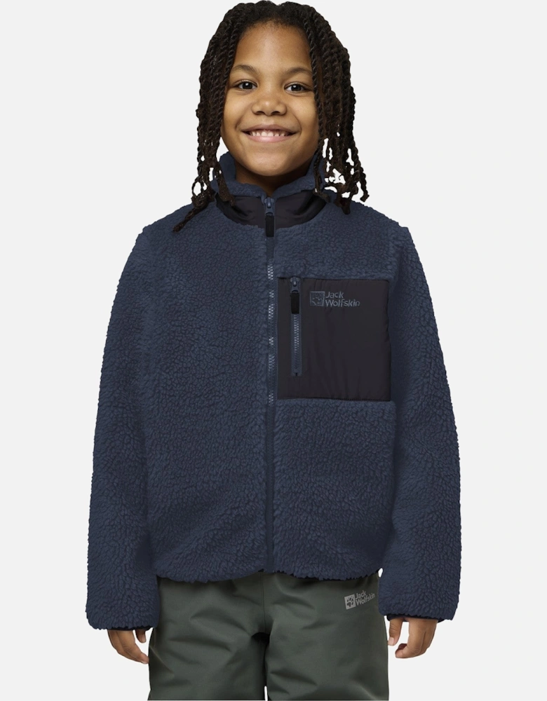 Kids Ice Curl Full Zip Soft Fleece Jacket