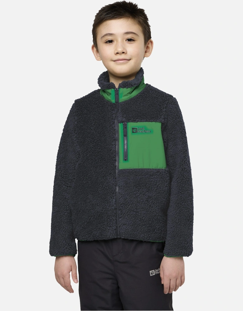 Kids Ice Curl Full Zip Soft Fleece Jacket