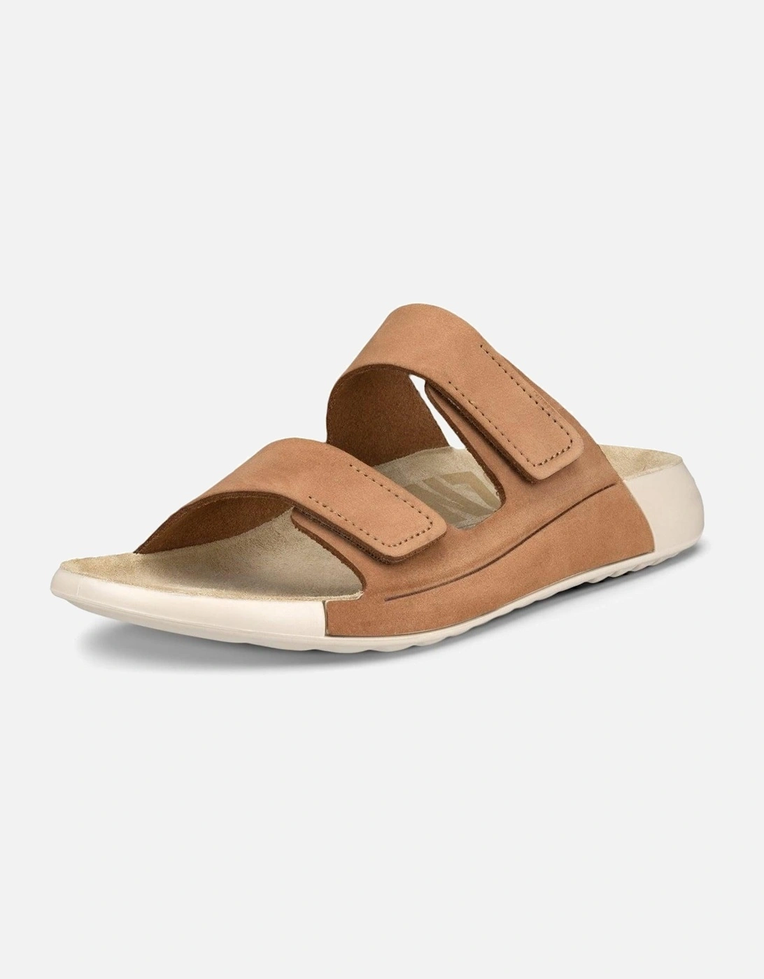 Womens Cozmo Flat Leather Sandals, 2 of 1