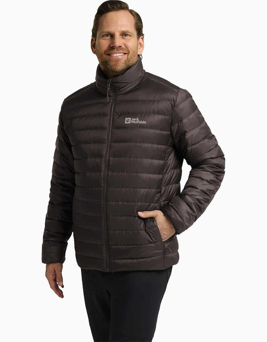 Men's Jack Wolfskin Mens Pilvi Down Padded Water Repellent Jacket - Green - Size: 40/Regular