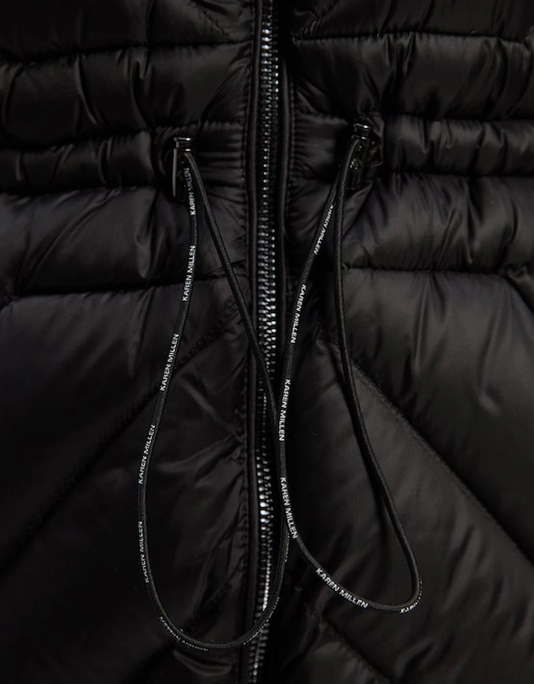 Real Down Knee Length Packable Coat