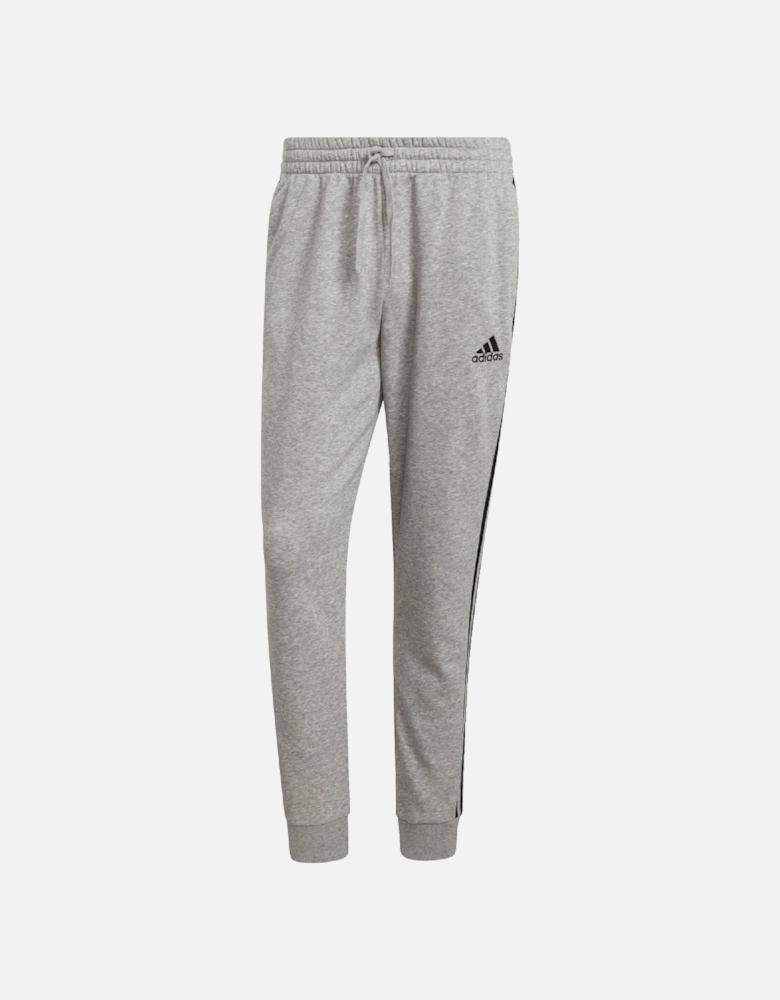 Essentials Fleece Tapered Cuff 3 Stripes Joggers - Essentials Tapered Cuff 3-Stripes Joggers