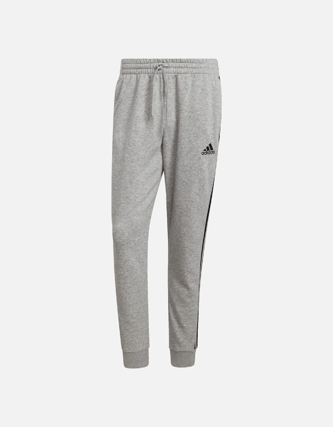 Essentials Fleece Tapered Cuff 3 Stripes Joggers - Essentials Tapered Cuff 3-Stripes Joggers