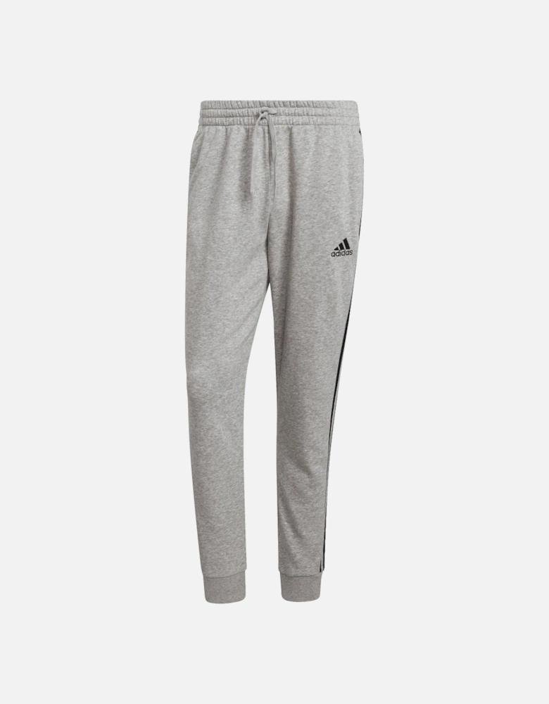 Essentials Fleece Tapered Cuff 3 Stripes Joggers - Essentials Tapered Cuff 3-Stripes Joggers