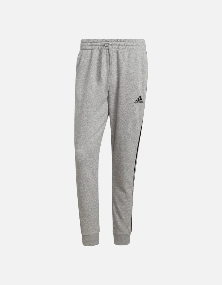 Essentials Fleece Tapered Cuff 3 Stripes Joggers - Essentials Tapered Cuff 3-Stripes Joggers