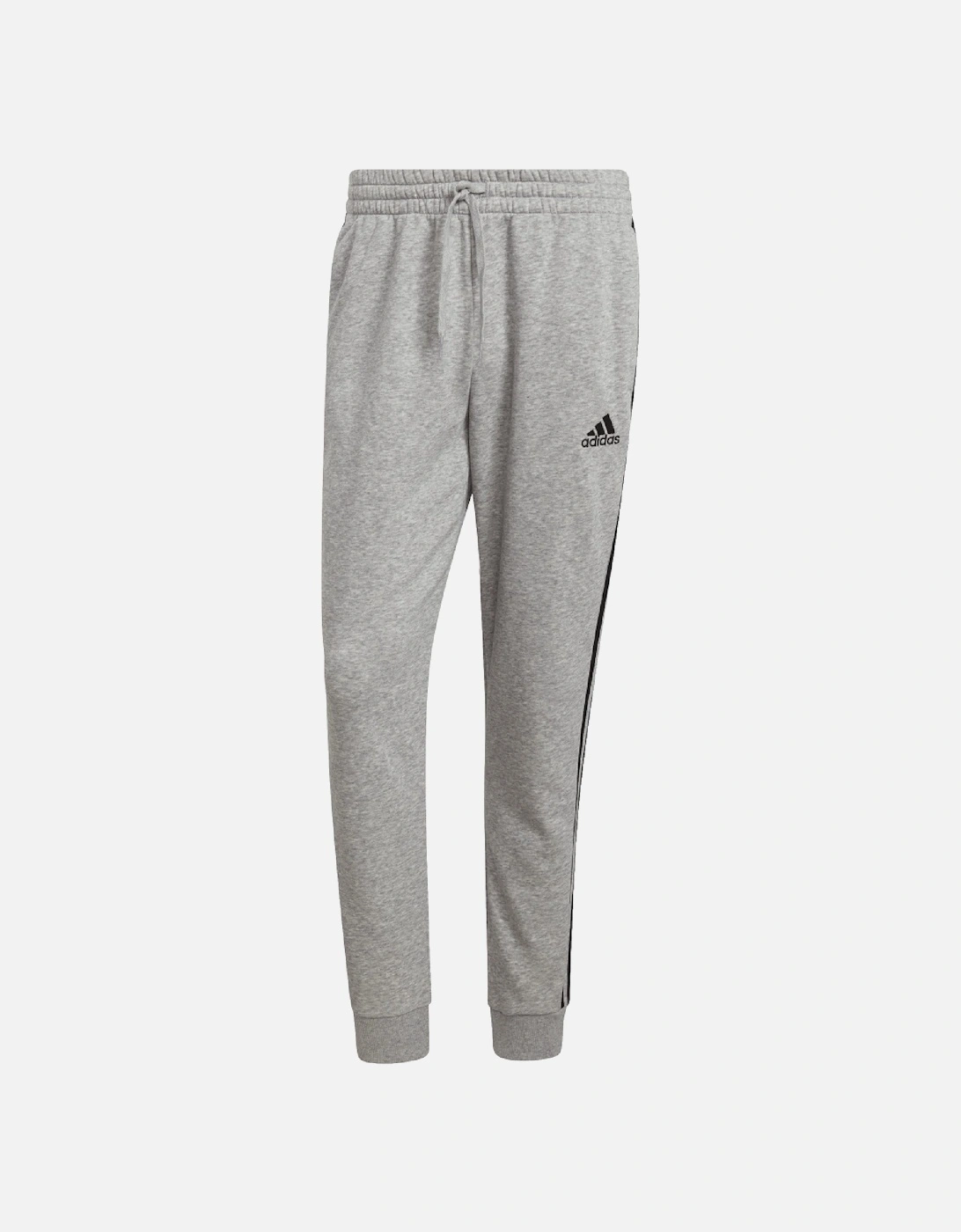 Essentials Fleece Tapered Cuff 3 Stripes Joggers - Essentials Tapered Cuff 3-Stripes Joggers