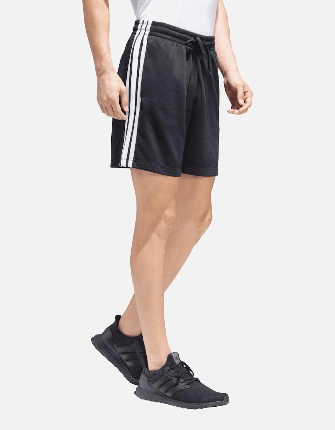 Essentials French Terry 3-Stripe Shorts