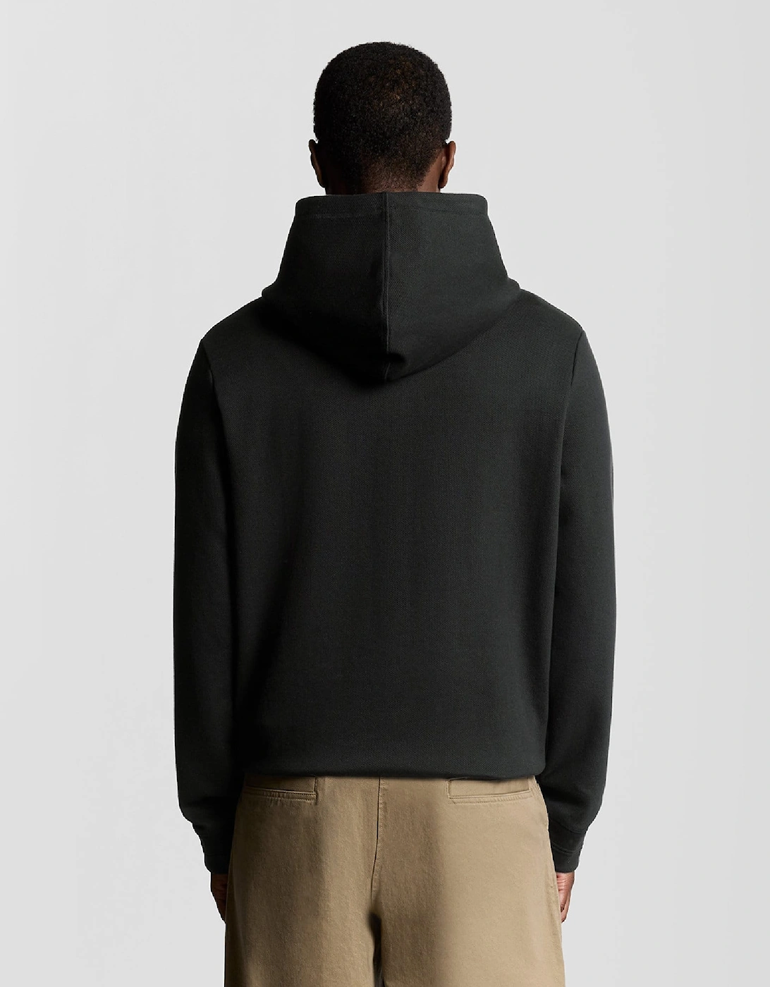 Diagonal Weave Hoodie