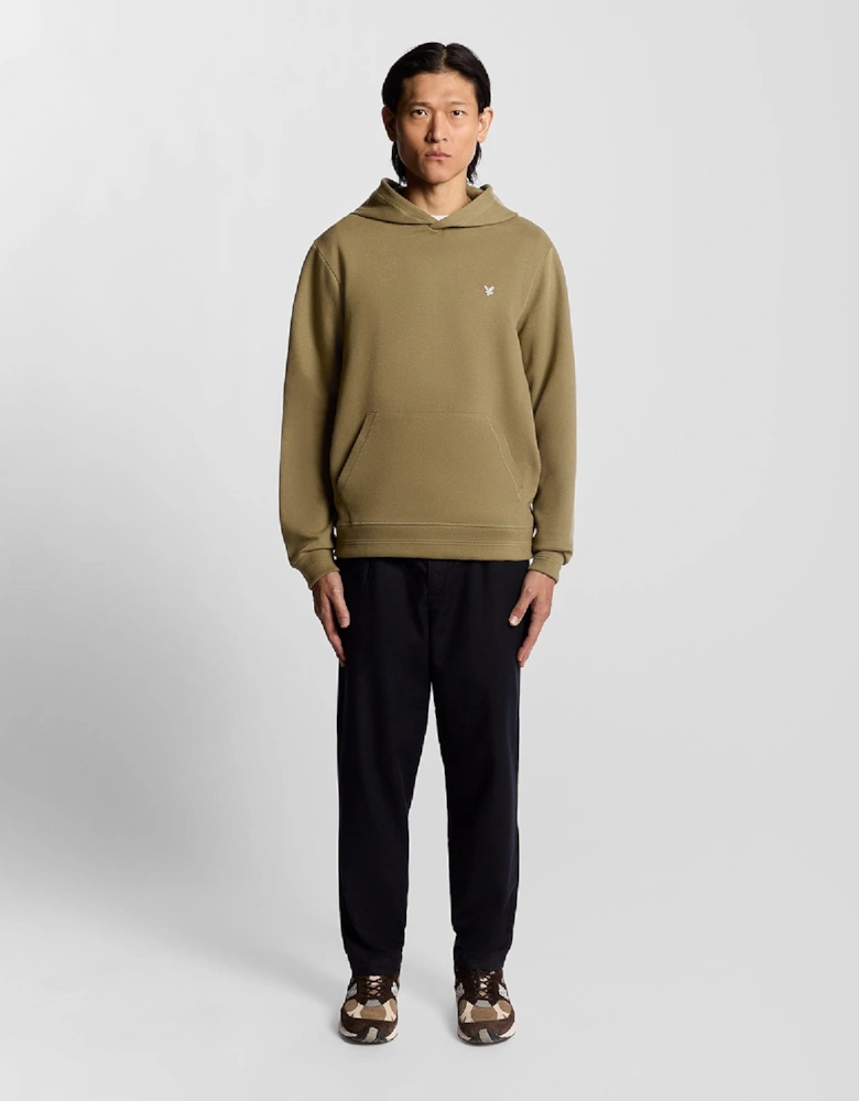 Diagonal Weave Hoodie