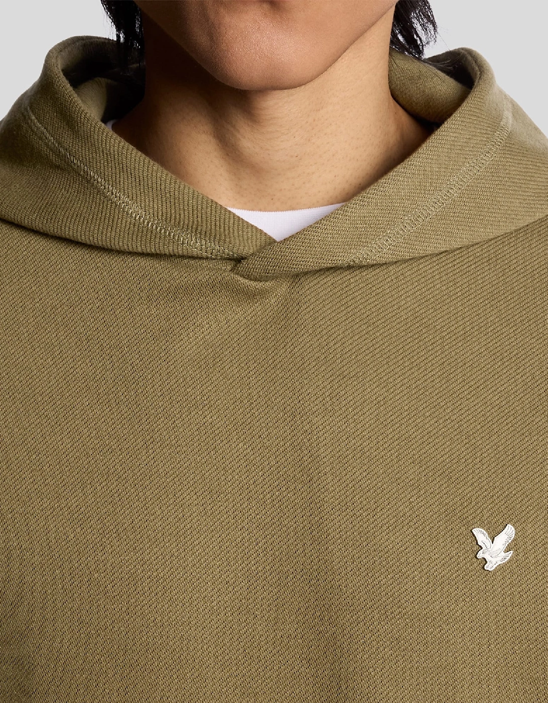 Diagonal Weave Hoodie