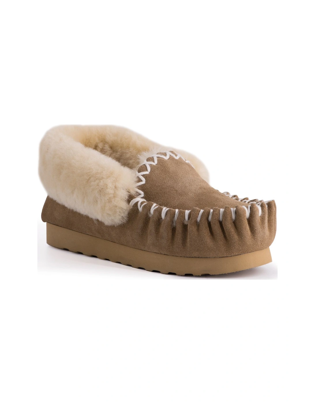 Hand Stitched  Sheepskin Moccasin, 2 of 1