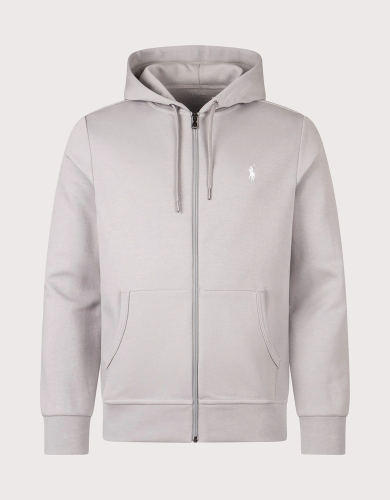 Zip Through Double Knit Hoodie