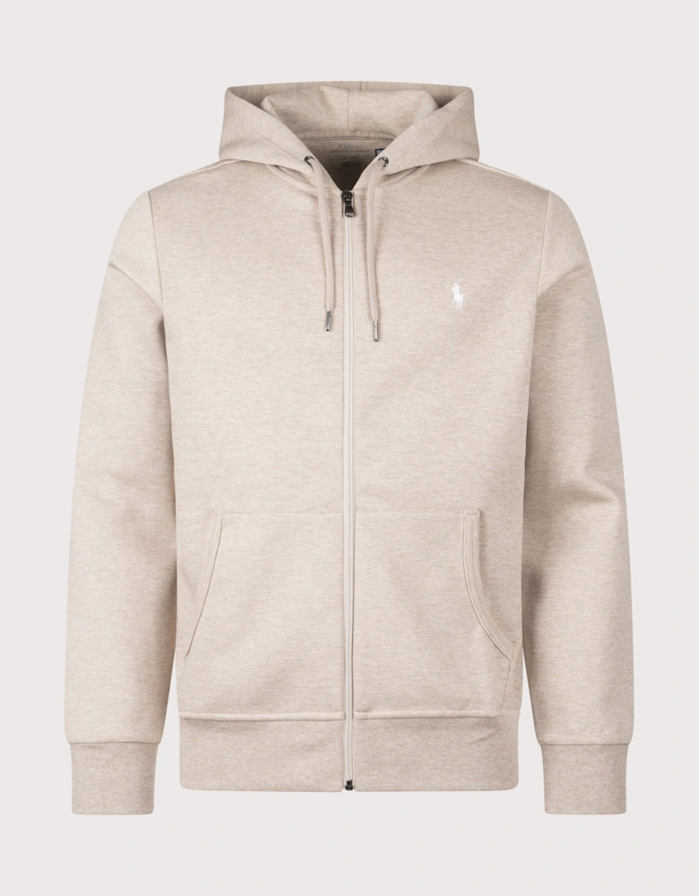 Zip Through Double Knit Hoodie